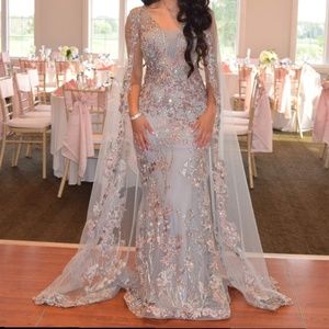 Evening gown mother of the bride pageant dress